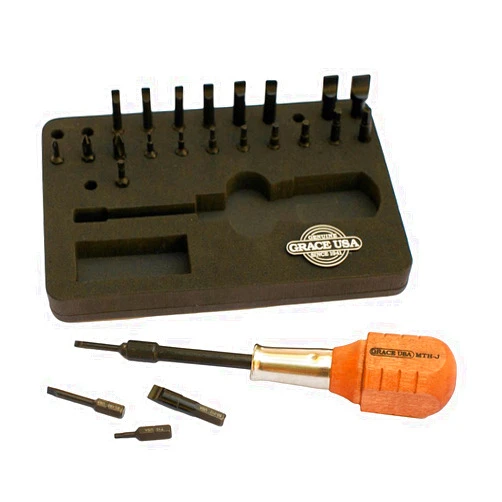 Grace USA - Gunsmith 24 Bit Mag Tip Screwdriver Set - GRMT24 - Gunsmith Tools - Screwdrivers