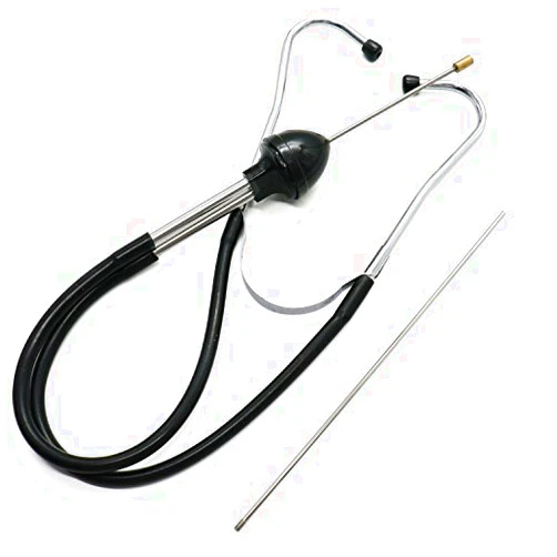 The Garnish Gripper Set of 2 Best Garnish Gripper Mechanic's Stethoscope Automotive Engine Diagnostic Sensitive Hearing Tool for Cars, Trucks and Motorcycles,Black
