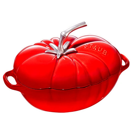 Staub 3-quart Cast Iron Tomato Cocotte