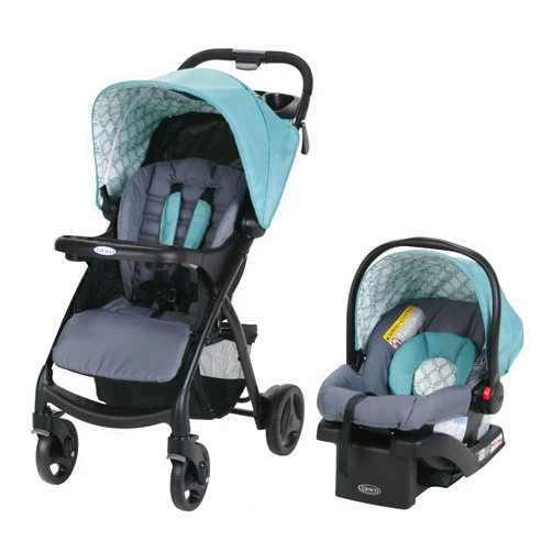Graco Verb Travel System | Includes Verb Stroller and SnugRide 30 Infant Car Seat, Merrick | Stroller and Carseat Combo