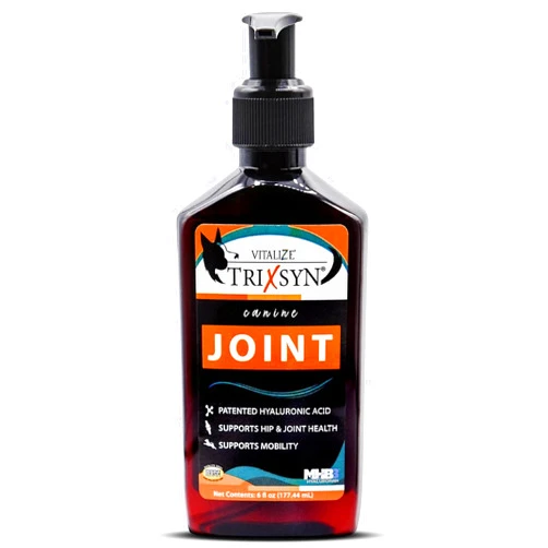 TRIXSYN Canine - All Natural Hip and Joint Care for Dogs- Enhance Joint Mobility and Cartilage Function - Live Healthier and Happier- Patented MHB3 Hylauronan Liquid Formula