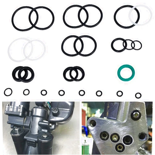 Camoo Tilt Trim Seal Kit 1997 & Up 115225FS Fast Strike Power for Yamaha Boat Power Units 115HP 150HP 175HP 200HP (Some 225HP 250HP) for Showa & 63P-43800-00-4D 64E-43822 with More O-ring