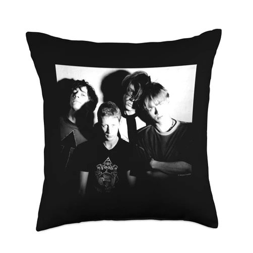 Simon Fowler Photography Blur Band Portrait By Simon Fowler Throw Pillow