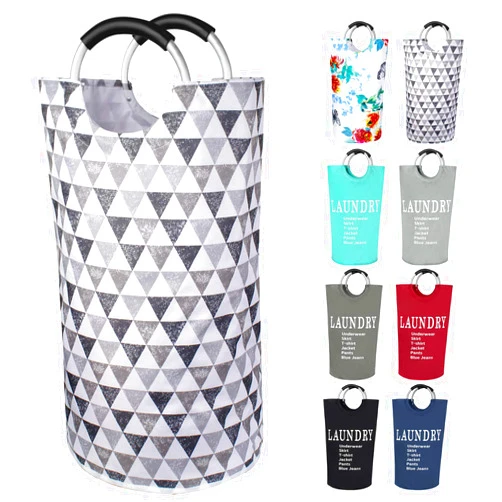 Dalykate Large Laundry Basket 82L Collapsible Oxford Fabric Laundry Hamper Foldable Clothes Laundry Bag with Handles Waterproof Washing Bin Portable Dirty Clothes Basket for College Dorm, Family