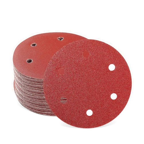 AYA-TECH 9 inch 6 Holes Sanding Disc, 16PCS Assorted Sandpaper Set, 8 Grades Include 60, 80, 100, 120, 150, 180, 240, 320 Assorted Grits Hook and Loop Circular Sandpaper (16)