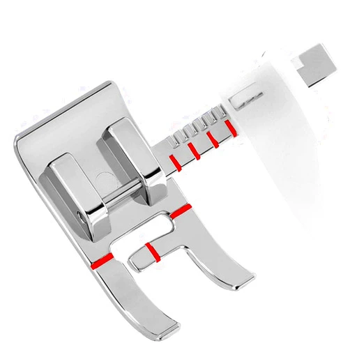 YEQIN Adjustable Guide Sewing Machine Presser Foot - Fits All Low Shank Snap-On Singer*, Brother, Babylock, Euro-Pro, Janome, Kenmore, White, Juki, New Home, Simplicity, Elna and More!
