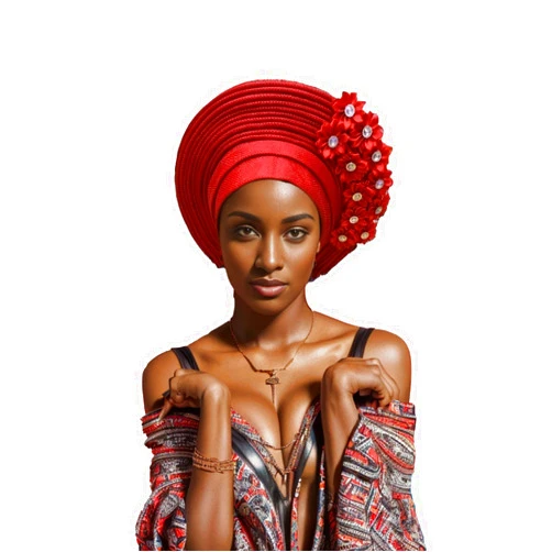 JRZXTWL African Head Stones ASO Oke Auto Gele Headtie Already Made Women's Hats Caps for Wedding Party.