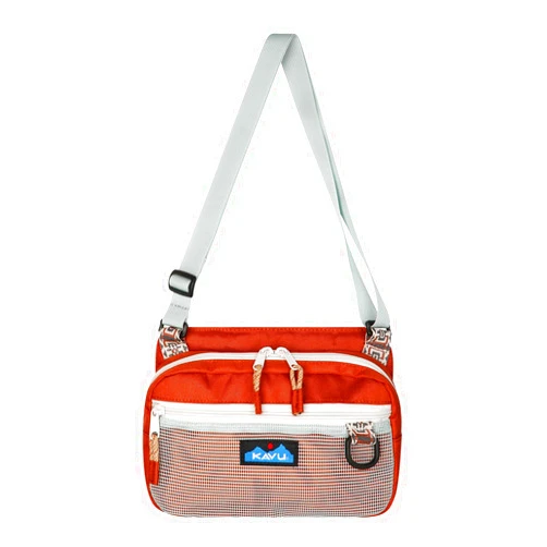 KAVU Delray Beach Crossbody Bag Lightweight Mesh Beach Pack