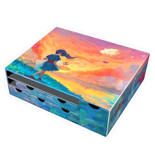Tabletop Tycoon Canvas Big Box | Premium Storage Solution for Canvas & Official Expansions | Durable Organizer With Drawers for Fast Setup & Tidy Cleanup