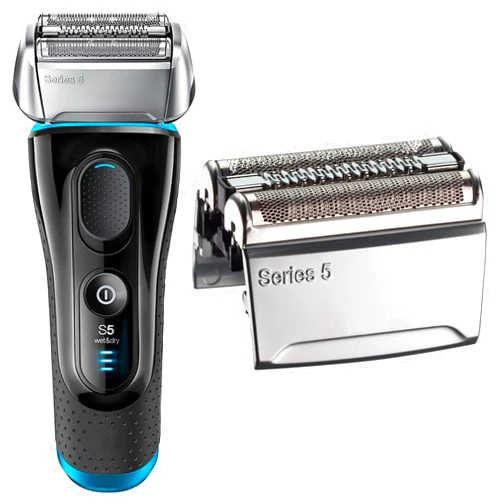 HYOVAY Series 5 Replacement Head for Braun Electric Shaver - 52S - Compatible with Braun Series 5 Electric Foil Shaver 5190cc, 5090cc, 5197cc, 5195cc, 5147s, 5145s, 5070, 5050, 5040, 5030, 5020 (1 Count)