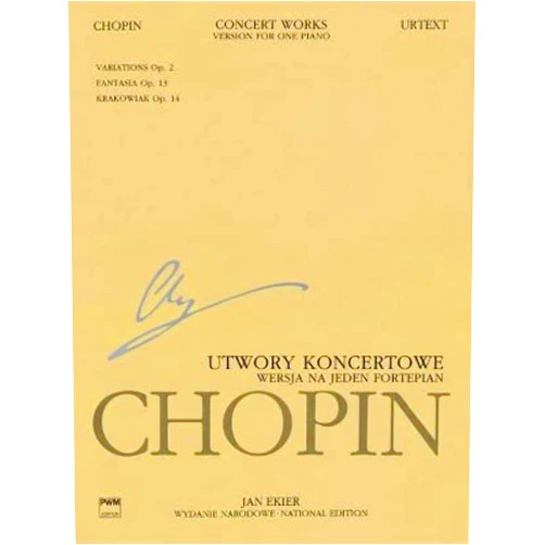 Jan Ekier,Pawel Kaminski,Frederic Chopin Concert Works for Piano and Orchestra: Version for One Piano Chopin National Edition Vol. XIVa