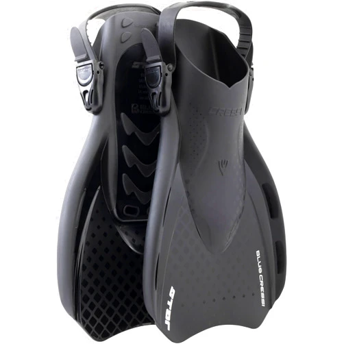 Cressi Star Short Adjustable Open Heel Fins - Light for Travel, Robust and Durable Design - Designed in Italy