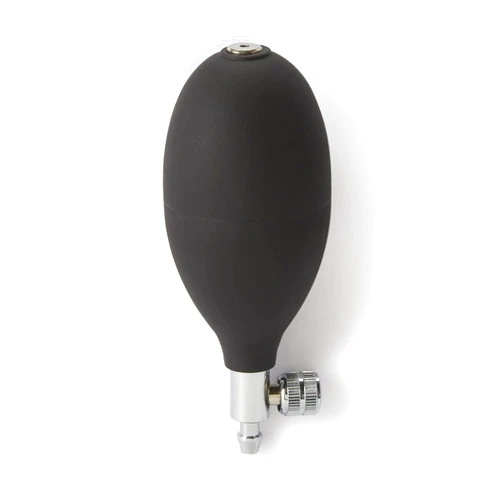 McKesson Standard Blood Pressure Inflation Bulb and Valve, Black - for use with Most Aneroid Sphygmomanometers, 1 Count