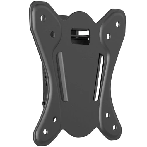WALI Tilting Monitor Wall Mount, RV TV Mount Bracket Compact Low-Profile for Most LED, LCD, OLED and Plasma Flat Screen TVs up to 27 inch, 55 lbs, Mounting Holes 75 and 100 (1327LM), Black