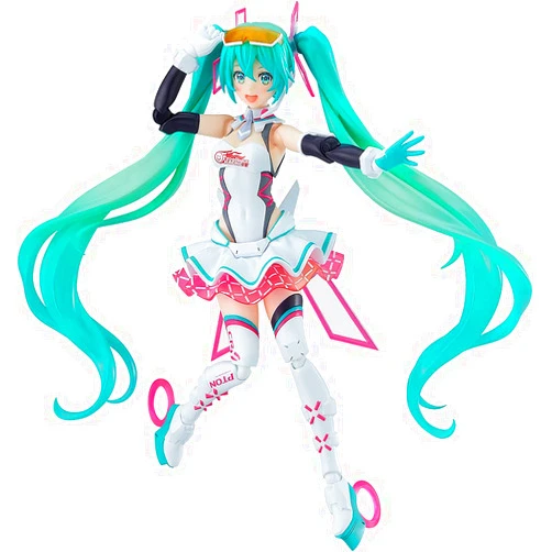 Good Smile Company Good Smile Hatsune Miku GT Project: Racing Miku (2021 Version) Figma Action Figure, Multicolor