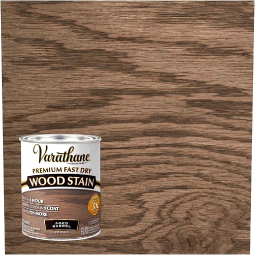Rust-Oleum Varathane Premium Fast Dry Interior Oil-Base Aged Barrel Wood Stain - 1 qt.