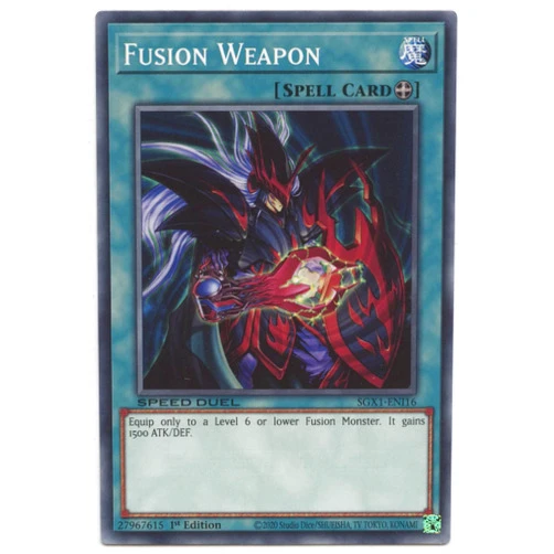 Yu-Gi-Oh! Fusion Weapon - SGX1-ENI16 - Common - 1st Edition