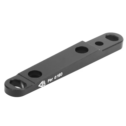 Hapivida Flat Mount Disc Brake Adapter Front, 140mm/160mm Bicycle Flat Caliper to Flat Mount Bike Disc Brake Bracket Converter Mount Adapter Bicycle Accessory