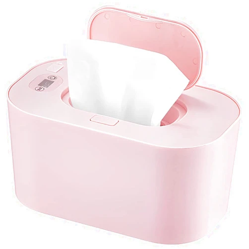 KOUISYY Baby Wipe Warmer, 3 Mode USB Baby Wipe Heater with Temp Control, Baby Wet Wipes Dispenser, Portable Wipe Warmer, Diaper Wipe Warmers, Smart Wet Warmer Dispenser Box for Home Car Travel Baby Nursery