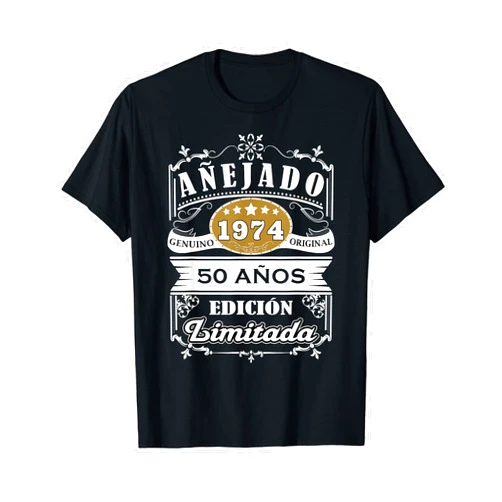 Camisa Cumpleaños 50 1974 Camisa de Cumpleaños 50 1974 50 Años Original Añejado T-Shirt