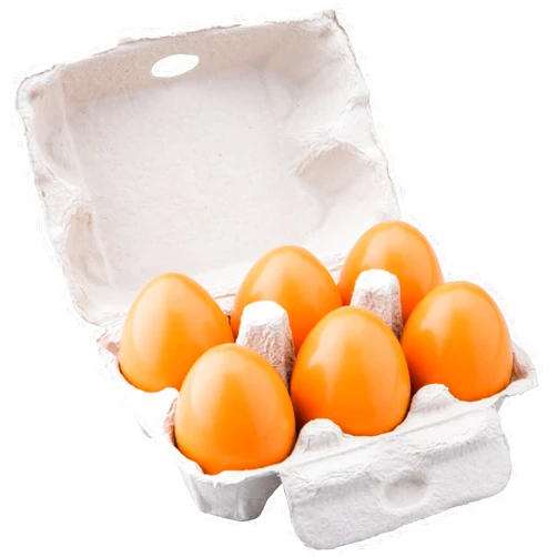 New Classic Toys Wooden Pretend Play Toy for Kids Six Wooden Eggs Cooking Simulation Educational Toys and Color Perception Toy for Preschool Age Toddlers Boys Girls