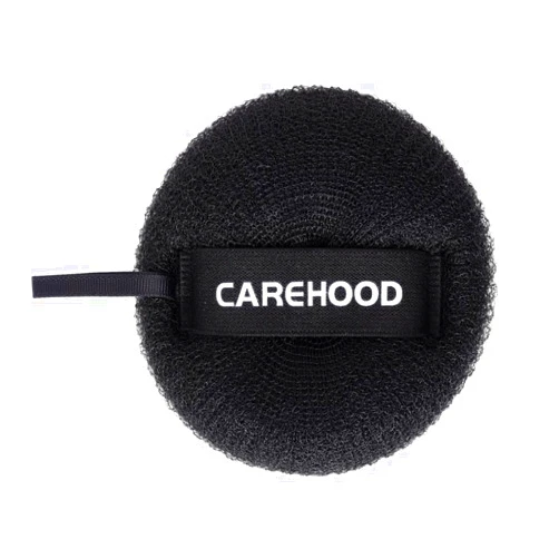 CAREHOOD Bath Sponge Body Scrubber - Medium Exfoliating Loofah Sponge for Shower - Shower Puff Exfoliate - Black