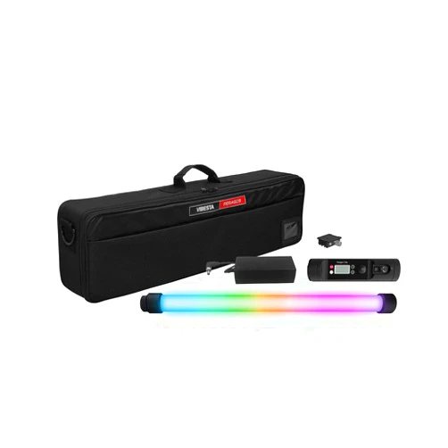 Vibesta Peragos Tube 60C Pixel 40W 2′ Multi Color RGBW 16 Pixels Weatherproof Pixel Animated LED Tube, 2800K to 13000K, with Exchangeable Li-Ion Battery