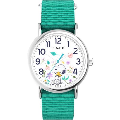 Timex X Peanuts in Bloom Women's Weekend 38mm Watch