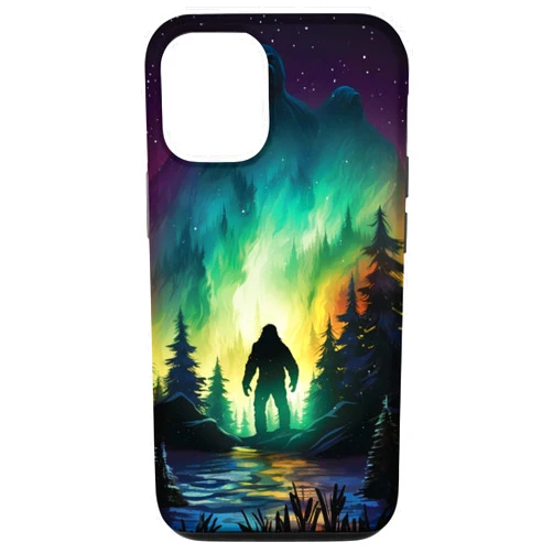 Bigfoot Lover SteMi Accessories Bigfoot Lover Yeti Sasquatch Cryptid Cryptozoology Case for iPhone 12/12 Pro