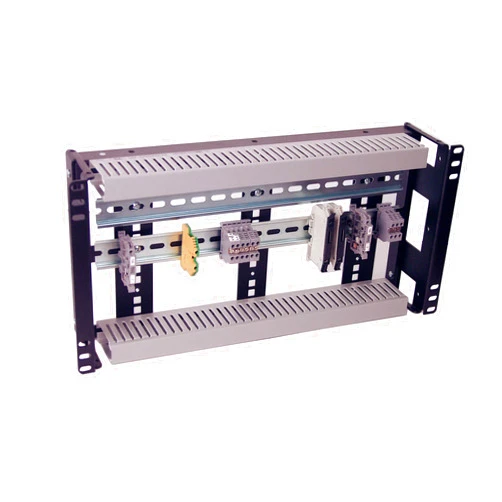 IAENCLOSURES IRP1053D 5U Rackmount 3.78 inch Low Profile DIN Rail Panel for Industrial Standard 19 inch 2-Post Relay Rack or 4-Post Rack Cabinet