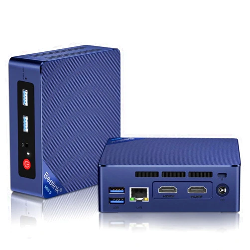 Beelink S12 Pro,Intel 12th Gen Alder Lake- N100(up to 3.4GHz),Mini PC 16GB DDR4 RAM 500GB PCIe SSD,Mini Computer Support 4K Dual Display,WiFi 6/BT5.2/USB3.2/Gigabit Ethernet,Auto Power On
