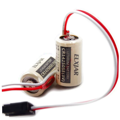 Coonyard (2-Pack) 3V 1100mAh 1747-BA Replacement PLC Battery for FDK CR14250SE, AB Allen Bradley 1769-BA, 1756-BA1, A-40063-043-01, TL-2150/C, 1746-BAS, 1747-PT1, SLC-5/01/02/03/04/05, SLC-500 Series Controls