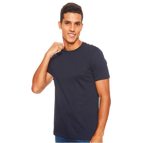 A｜X ARMANI EXCHANGE Men's Solid Colored Basic Pima Crew Neck