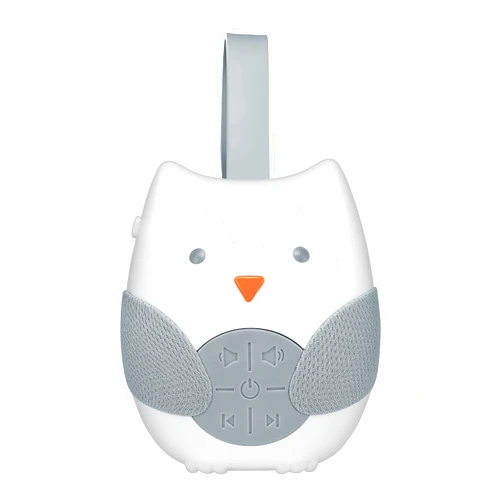 FIRSTHEALTH First Health Baby White Noise & Lullaby Sound Machine – 12 Soothing Sounds Including Sonata in A, Claire De Lune, Sunrise Lullaby, Rainforest, Waves – Customizable 15, 30 & 60-Minute Timer (Owl)