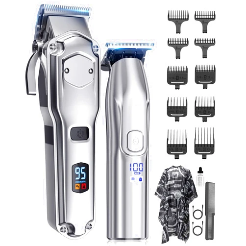 Jack & Rose Clippers and Trimmers Set, Cordless Hair Clippers for Men, Barber Clippers Set