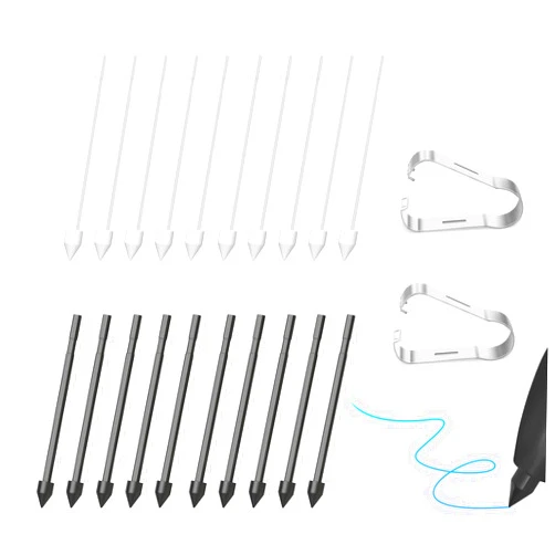 SSS·GRGB 20 PCS Tips/Nibs Replacement for Samsung Galaxy Tab S9/S9FE+/S9 Ultra, S8/S8+/S8 Ultra, S7/S7+/S7 FE, S6/S6 Lite, Note10/10 Plus/10 Lite, Note 20/S21/S22/S23/S24 Ultra S Pen