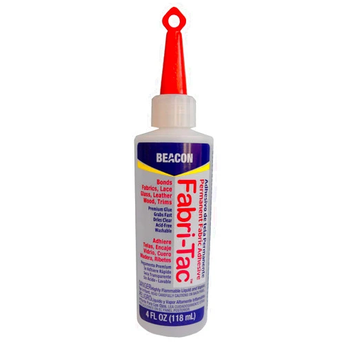 Beacon Fabri-Tac Permanent Adhesive, 4-Ounce (FT4D) - 2 Pack