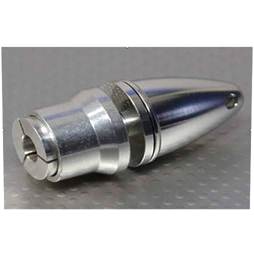 AZYHOBBY 8.0mm RC Aluminum Bullet Propeller Adapter Holder for Brushless Motor Prop (Silver Color)-1pcs