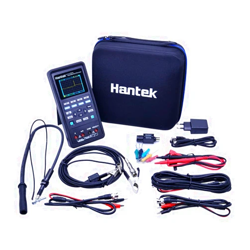 Hantek 4 in 1 Automotive Diagnostic USB oscilloscope 2 Channel 80MHz Signal Generator Handheld Digital multimeter kit+Wave Generator (2D82 I)
