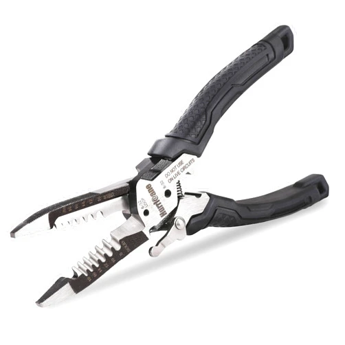 HURRICANE 6-in-1 Wire Stripper Tool, Wire Strippers, Crimping Tool, Wire Cutter Stripping Tool, Multifunctional Electrical Pliers for Cable Stripper, Wire Crimper(8-18 AWG Solid, 10-20 AWG Stranded)