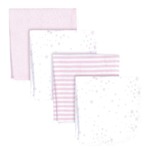 Onesies Brand Gerber Onesies 16-Pack Baby Girls Stars Washcloths