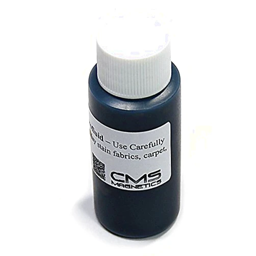 CMS MAGNETICS - (1oz Kit) Ferrofluid Science Experiment Kit for Education in Magnetism - Includes: 1 Fluid Ounce (29.5mL) Bottle of Ferrofluid, Gloves, Pipette, Petri Dishes