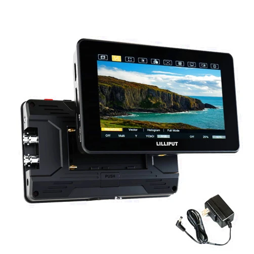 Neway LILLIPUT HT5S 5.5 Inch Camera Monitor 2000nits Ultra-Bright Touch Control Screen with HDMI 2.0 3G-SDI Input Output LANC 3D-LUT Waveform Histogram