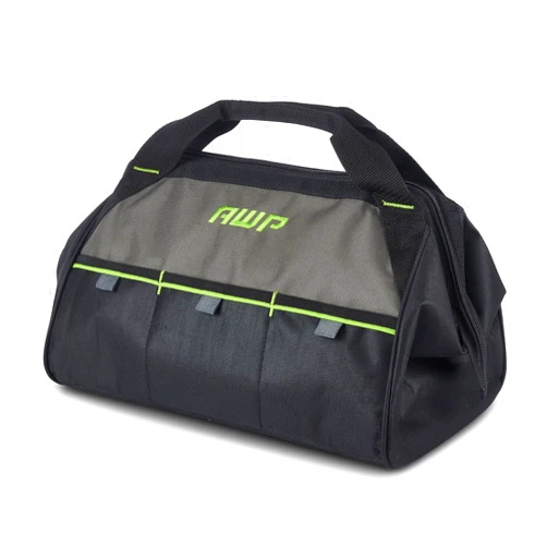 AWP Tool Bags, Premium Tool Bag, Black, Durable Tool Tote, for Professionals and Contractors