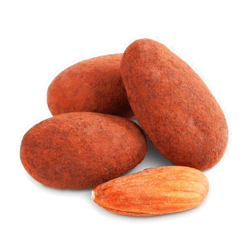 Dulcefina chocolate and Sweets, Milk Chocolate Cocoa Dusted Almonds (1.500 Lbs)
