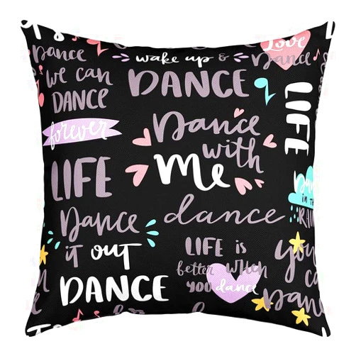 Feelyou Hippie Graffiti Throw Pillow Covers 18
