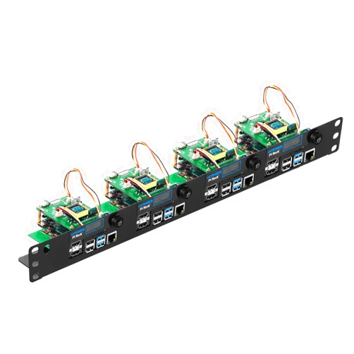 UCTRONICS Ultimate Rack with PoE Functionality for Raspberry Pi 4, 19