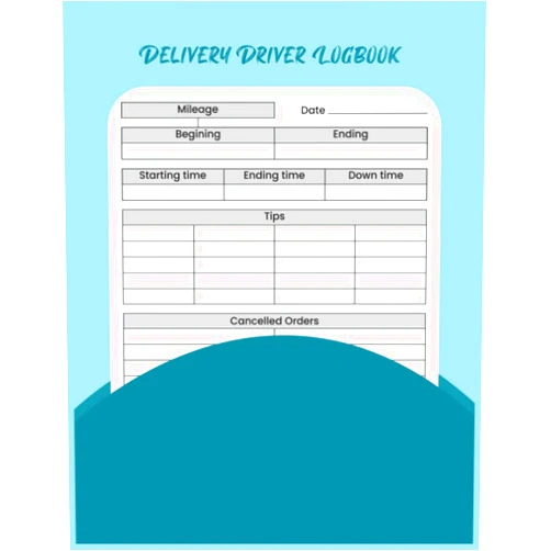 By Med Trackers (Author) Delivery Driver Logbook: Keep a Detailed Record of all Deliveries | Delivery activety book