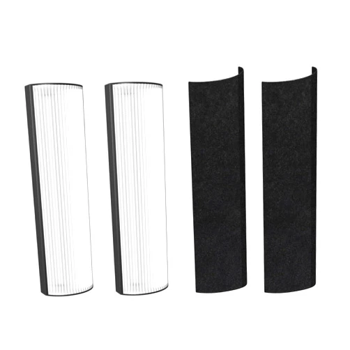 Nispira 2-in-1 True HEPA Replacement Filter PETWRFIL For Pure Enrichment PureZone Elite 4-IN-1 Tower Air Purifier PEAIRTWR (HEPA + 1-PreFilter, 2 PK)
