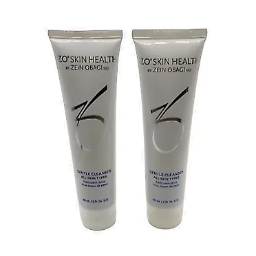 ZO Skin Health Gentle Cleanser 2 x 2.0 Fl. Oz NO BOX for refreshed-feeling skin